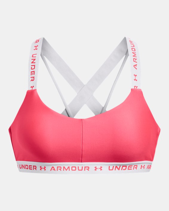 Sujetador Deportivo UA Crossback Low para Mujer, Pink, pdpMainDesktop image number 10